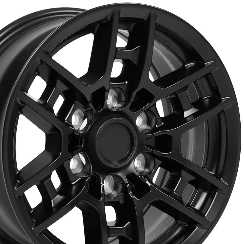 16" Replica Wheel fits Toyota Tacoma TRD - TY17 Satin Black 16x7