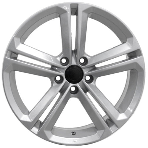18" Replica Wheel VW18 Fits Volkswagen Jetta Rim 18x8 Silver Wheel