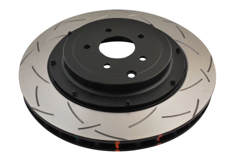 DBA 09+ Nissan GTR R-35 Rotor trasero ranurado serie 5000 de 2 piezas ensamblado con sombrero negro