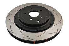 Cargar imagen en el visor de la galería, DBA 09+ Nissan GTR R-35 Rotor trasero ranurado serie 5000 de 2 piezas ensamblado con sombrero negro