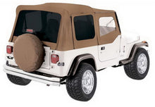 Cargar imagen en el visor de la galería, Jeep CJ5 Rampage 1976-1983, parte superior completa, tela vaquera especiada