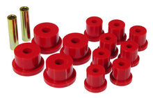 Cargar imagen en el visor de la galería, Prothane 64-73 Ford Mustang Rear Spring &amp; 1/2in Shackle Bushings - Red