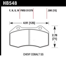 Cargar imagen en el visor de la galería, Pastillas de Freno Delanteras Hawk Renault Clio / Cobalt SS DTC-70