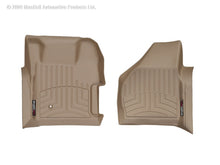 Load image into Gallery viewer, WeatherTech 08-10 Ford F250/F350/F450/F550 Super Duty Regular Cab Front FloorLiner - Tan