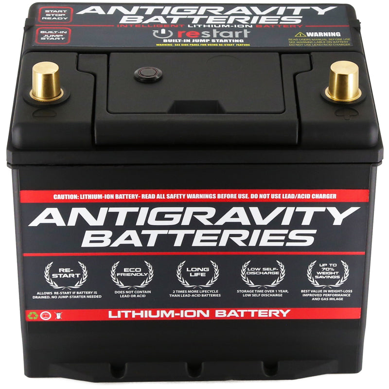 Batería de coche de litio Antigravity Group 24 con reinicio
