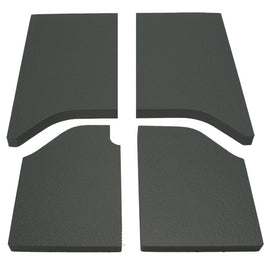 DEI 11-18 Jeep Wrangler JK 2 puertas Boom Mat Headliner - 4 piezas - Negro