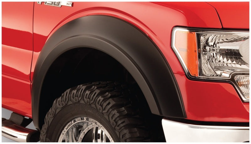 Bushwacker 09-14 Ford F-150 Extend-A-Fender estilo bengalas 2 piezas - negro