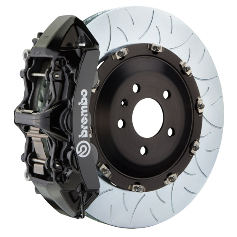 Brembo 18+ SQ5 (FY) Delantero GT BBK 6 pistones fundidos 405x34 2 piezas rotor ranurado tipo 3-negro