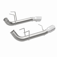 Cargar imagen en el visor de la galería, MagnaFlow 13 Ford Mustang Dual Split Rear Exit Stainless Axle-Back Cat Back Exhaust (Competition)