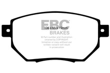 Cargar imagen en el visor de la galería, EBC 03-05 Infiniti FX35 3.5 Ultimax2 Front Brake Pads