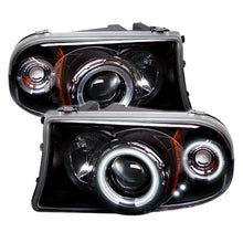 Cargar imagen en el visor de la galería, Spyder Dodge Dakota 97-04 1PC Projector Headlights CCFL Halo LED Blk PRO-YD-DDAK97-CCFL-BK