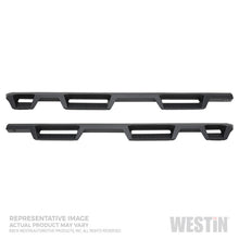 Cargar imagen en el visor de la galería, Westin 19-22 GMC Sierra 1500 CC 6.5ft Bed (Excl. 2019 Ltd/LD) HDX Drop W2W Nerf Step Bars - Tex. Blk