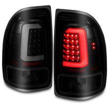 Cargar imagen en el visor de la galería, ANZO 1997-2004 Dodge Dakota luces traseras LED, carcasa negra, par de lentes ahumados