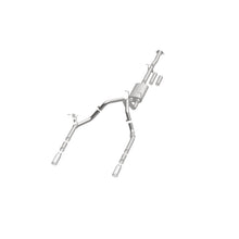Cargar imagen en el visor de la galería, MagnaFlow Stainless Cat-Back Exhaust 2015 Chevy Silverado 2500HD 6.0L Dual Split Rear Exit 4in