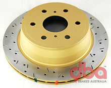 Cargar imagen en el visor de la galería, DBA 06-08 Chevrolet Silverado/GMC Sierra 4000 Series Drilled and Slotted Rear Rotor