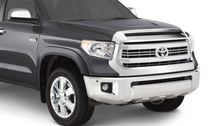 Bushwacker 16-18 Toyota Tundra Fleetside OE Style Bengalas - 4 piezas - Gris magnético