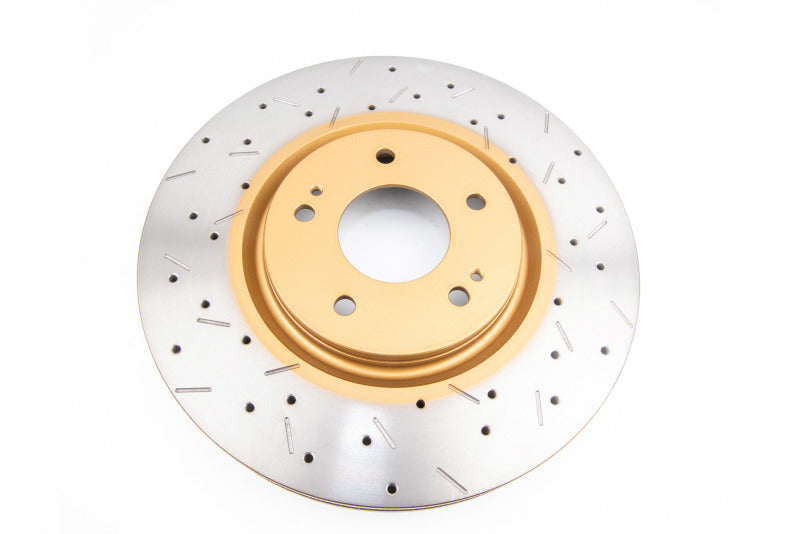 DBA 03-05 Evo 8/9 Rotor frontal perforado y ranurado Serie 4000