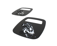 Cargar imagen en el visor de la galería, Fishbone Offroad Jeep Wrangler CJ YJ TJ Cubiertas de luces traseras - Pintura en polvo texturizada negra