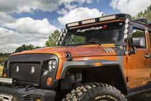 Cargar imagen en el visor de la galería, Rugged Ridge 07-18 Jeep Wrangler JK Elite Fast Track Windshield Light Bar Mount w/ Crossbar