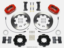 Cargar imagen en el visor de la galería, Wilwood Forged Dynalite Front Hat Kit 12.19in Red 2016-Up Mazda MX5 Miata w/ Lines