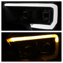 Cargar imagen en el visor de la galería, xTune 16-18 Toyota Tacoma SR/SR5 DRL Proj Headlights w/Turn Signal - Blk Smk (PRO-JH-TTA16-SR-BSM)
