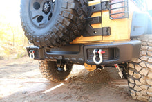 Cargar imagen en el visor de la galería, Rugged Ridge Spartacus Rear Bumper Black 07-18 Jeep Wrangler