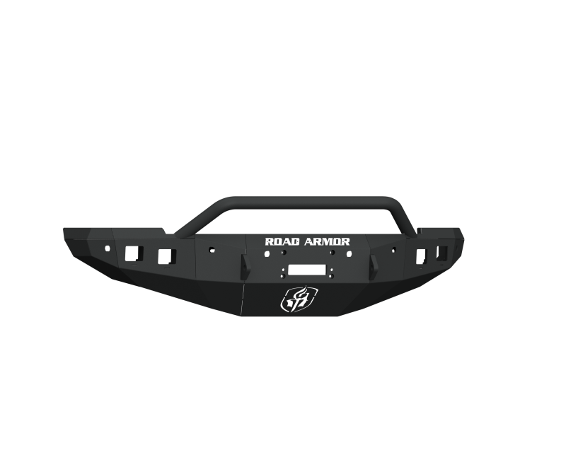 Road Armor 16-18 Ram 2500 Stealth Parachoques delantero con orificios para sensor y precorredor, Tex Blk