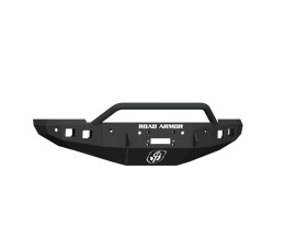 Road Armor 16-18 Ram 2500 Stealth Parachoques delantero con orificios para sensor y precorredor, Tex Blk