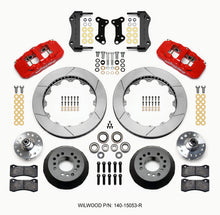 Cargar imagen en el visor de la galería, Wilwood AERO6 Front Hub Kit 15.00 Red 67-69 Camaro 64-72 Nova Chevelle
