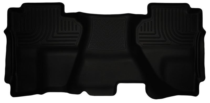 Husky Liners 14 Chevrolet Silverado/14 GMC Sierra 1500 Weatherbeater Revestimiento de piso para segundo asiento negro