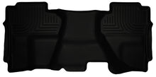 Cargar imagen en el visor de la galería, Husky Liners 14 Chevrolet Silverado/14 GMC Sierra 1500 Weatherbeater Revestimiento de piso para segundo asiento negro