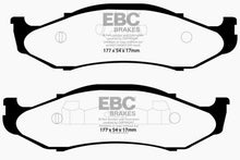 Cargar imagen en el visor de la galería, EBC 97-99 Jeep Cherokee 2.5 82mm High Rotors Ultimax2 Front Brake Pads