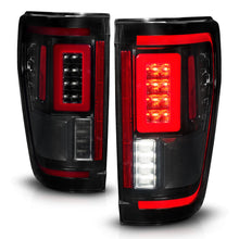 Cargar imagen en el visor de la galería, ANZO 21-23 Ford F-150 Luces traseras LED Sec. Señal con cubierta BLIS - Ahumado negro