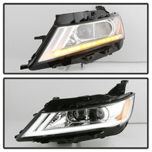 Cargar imagen en el visor de la galería, xTune 14-18 Chevy Impala (Excl Limited) DRL Halogen Proj Headlights - Chrm (PRO-JH-CIM15-LB-C)