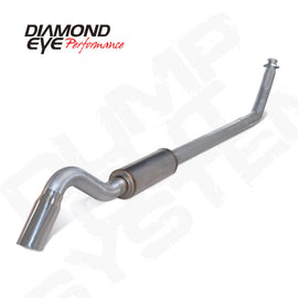 Diamond Eye 4in AL TURBO BACK SGL DUMP OUT 94-02 DODGE INCLUYENDO PUNTA
