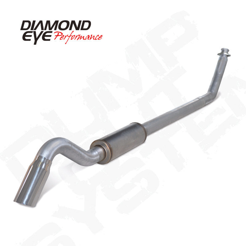 Diamond Eye 4 pulgadas AL TURBO BACK SGL DUMP OUT 94-02 DODGE SIN MFLR INCLUYE PUNTA