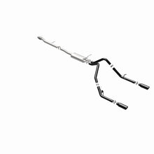 Cargar imagen en el visor de la galería, MagnaFlow SYS Cat-Back 4in Black Dual Split Rear Tips 14-15 Chevy Silverado/GMC Sierra 4.3L-5.3L