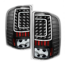 Cargar imagen en el visor de la galería, Xtune Chevy Silverado 07-13 LED Tail Lights Black ALT-ON-CS07-LED-BK