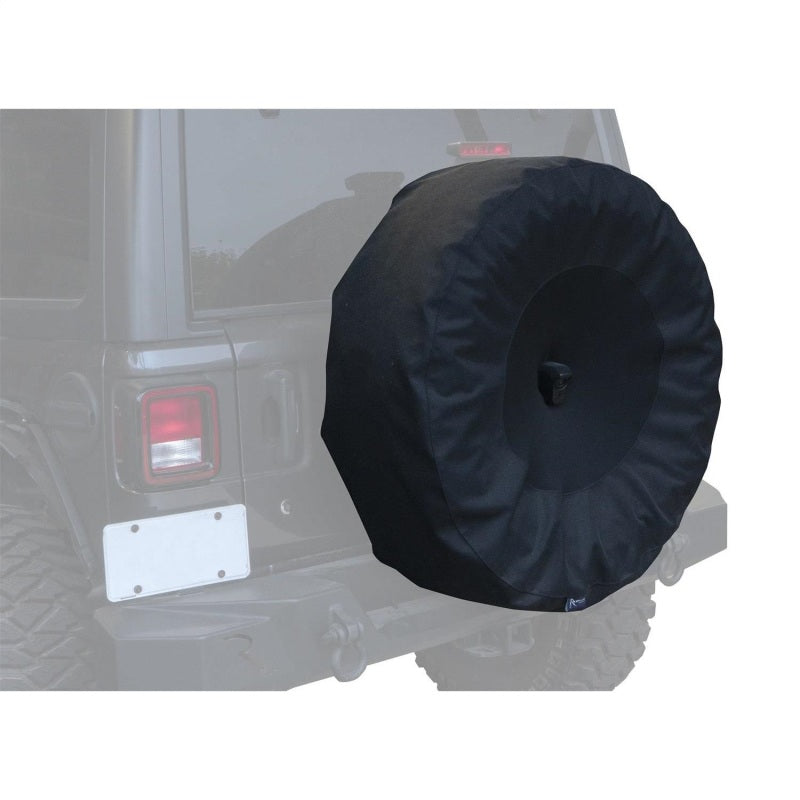 Rampage 2018-2019 Jeep Wrangler(JL) Sport cubierta para neumáticos de 2 puertas con ranura para leva de 33 a 35 pulgadas, color negro