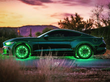 Cargar imagen en el visor de la galería, Oracle LED Illuminated Wheel Rings - ColorSHIFT Dynamic - ColorSHIFT - Dynamic SEE WARRANTY