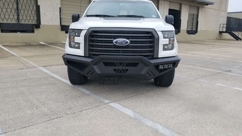 Parachoques delantero Road Armor 15-17 Ford F150 SPARTAN - Tex Blk