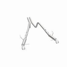 Cargar imagen en el visor de la galería, Magnaflow 2014 Ford Mustang V6 3.7L Comp Series Dual Split Rear Polished Stainless C/B Perf Exhaust