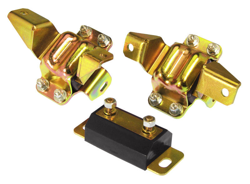 Kit de montaje de motor y transmisión Prothane Ford - Negro