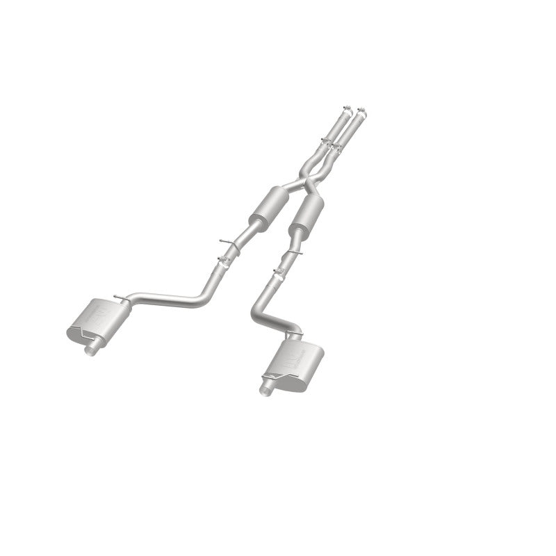 MagnaFlow Cat-Back SS 2.5 pulgadas salida trasera doble dividida (puntas OEM) 15-16 Dodge/Chrysler Charger/300 5.7L V8