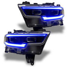 Cargar imagen en el visor de la galería, Oracle 19-21 RAM 1500 Projector LED Headlight DRL Kit - RGBW+A w/ RF Controller SEE WARRANTY