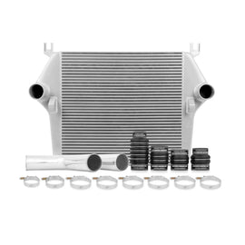 Mishimoto 03-07 Dodge 5.9L Cummins Intercooler Kit con tuberías (Plata)