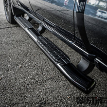 Cargar imagen en el visor de la galería, Westin 19-20 Chevrolet Silverado/GMC Sierra 1500 Double Cab PRO TRAXX 5 barras ovaladas Nerf - Negro