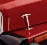 Rampage 1945-1949 Jeep CJ2A Kit de cierre de capó - Inoxidable