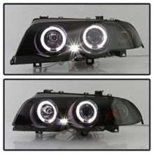 Cargar imagen en el visor de la galería, Spyder 99-01 BMW E46 3 Series 4DR Projector Headlights 1PC LED Halo (PRO-YD-BMWE46-4D-HL-AM-BSM)
