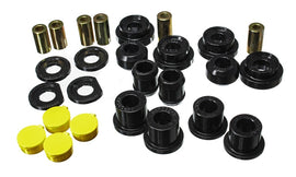 Energy Suspensión 06-11 Honda Civic Juego de brazo de arrastre inferior trasero y buje de nudillo inferior negro